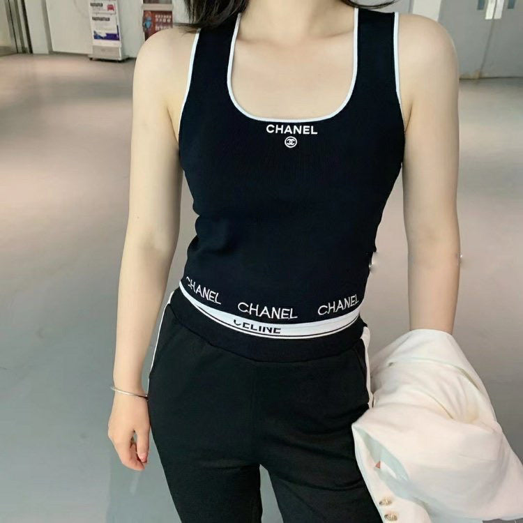 Fashion new sports embroidery vest PD10071120