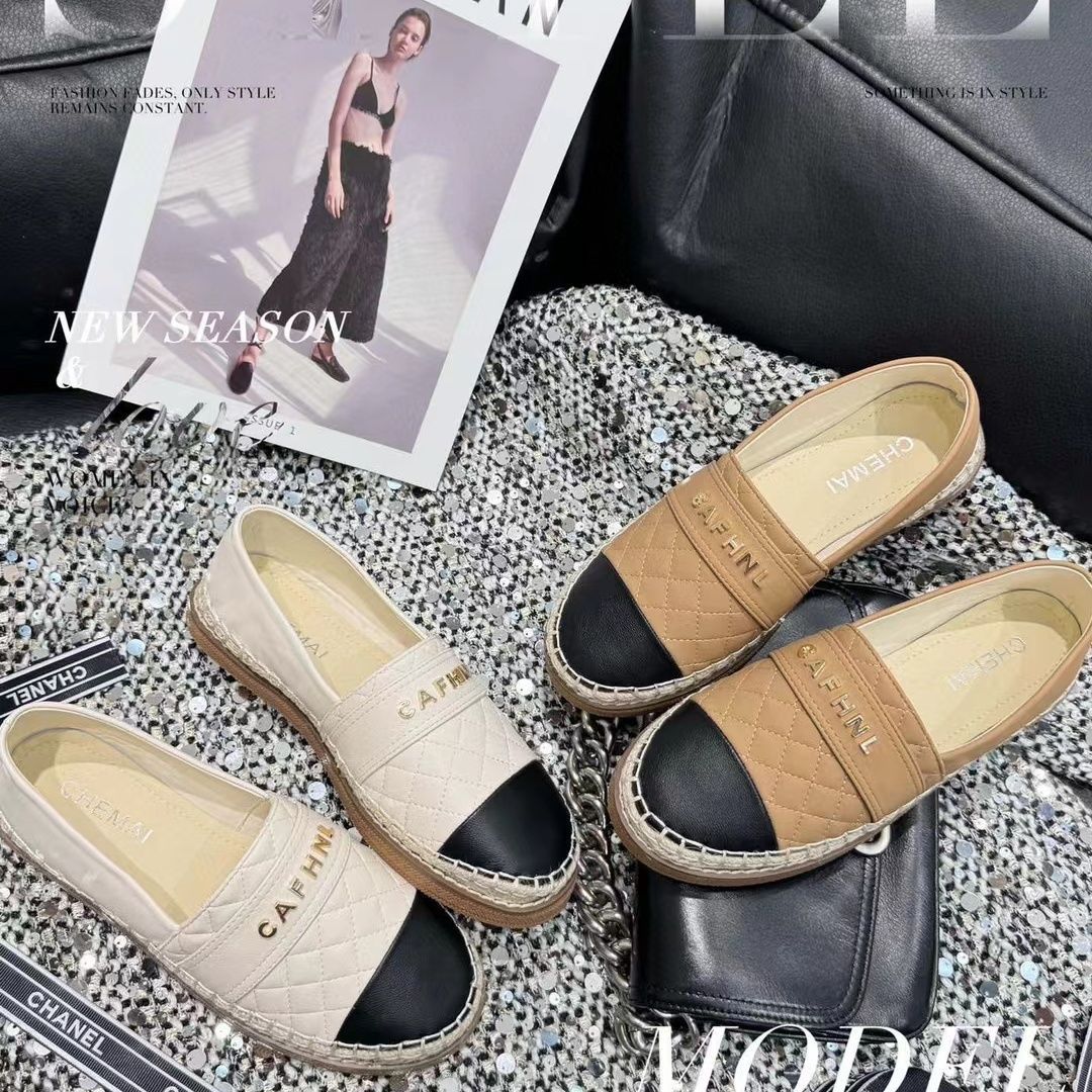 Vintage Loafers New Style Slip-on Peas Flat Fisherman Shoes 1024032524