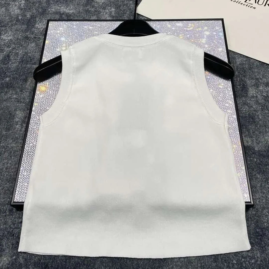 New fashionable versatile knitted vest 1024022120