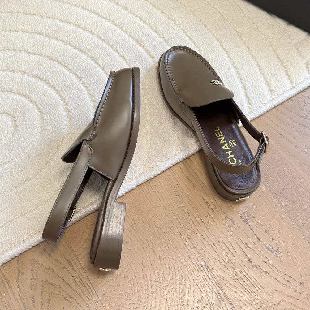 25c new 3cm heel buckle back strap sandals 1025032819