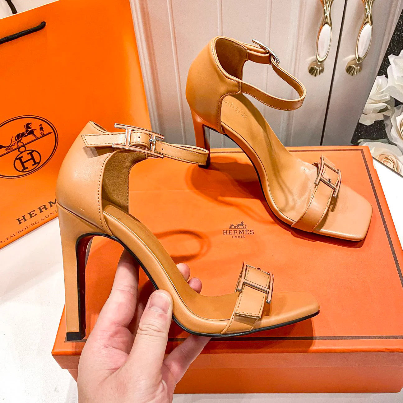 New 10cm high heels sandals 1025070211