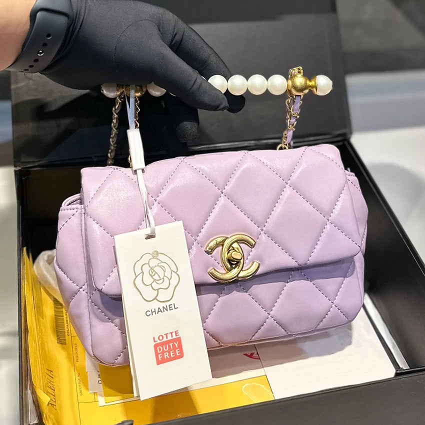 Luxury pearl chain shoulder bag 1024071113