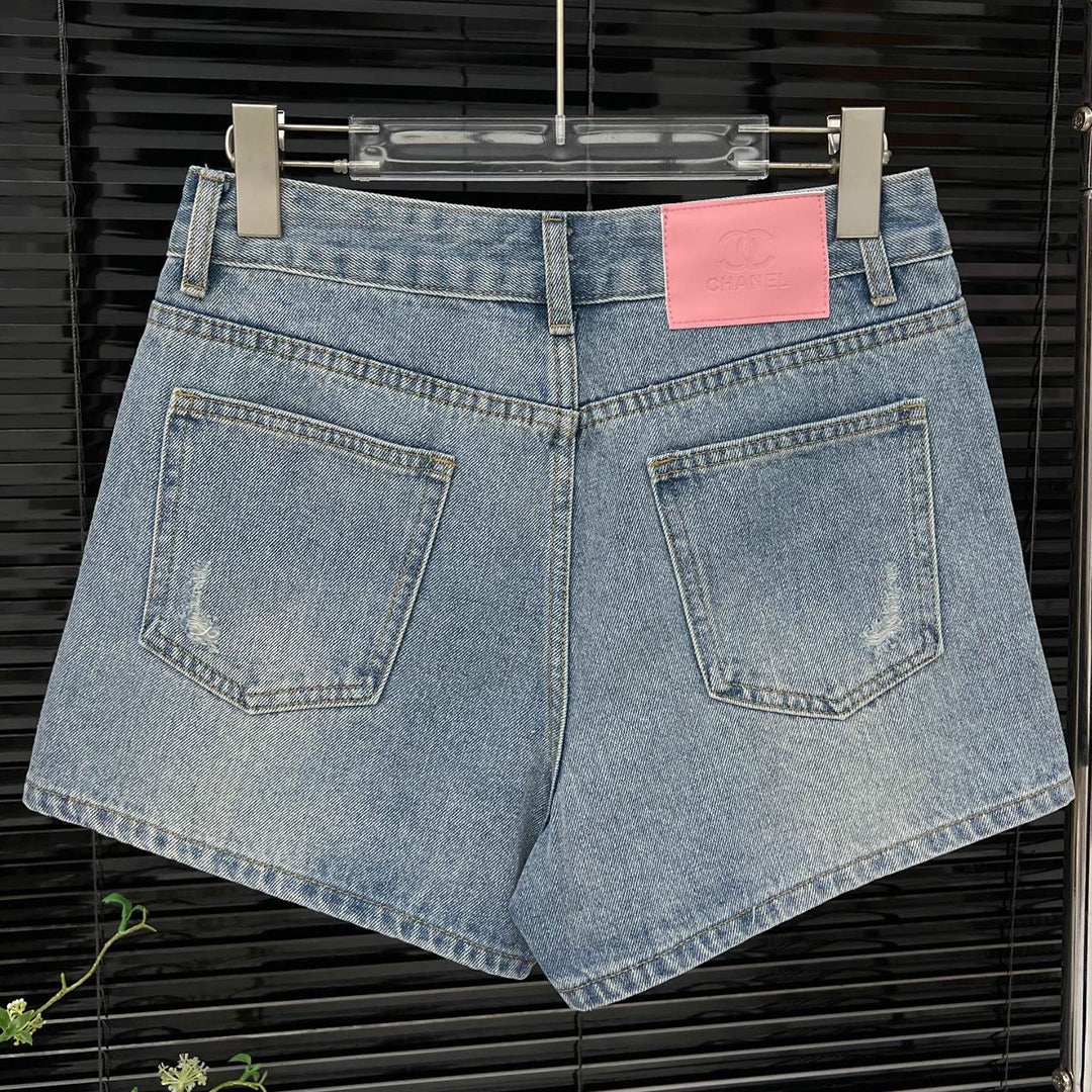 New fashion straight leg denim shorts 1024032509
