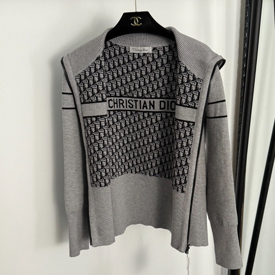 New Reversible Lapel Zipper Jacket 1025092322