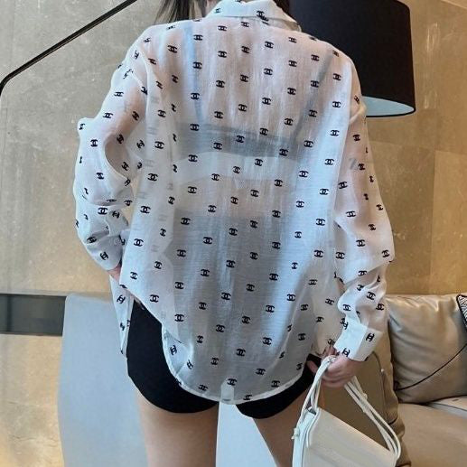 Sunscreen Chiffon Shirt Loose Jacket PD10041319