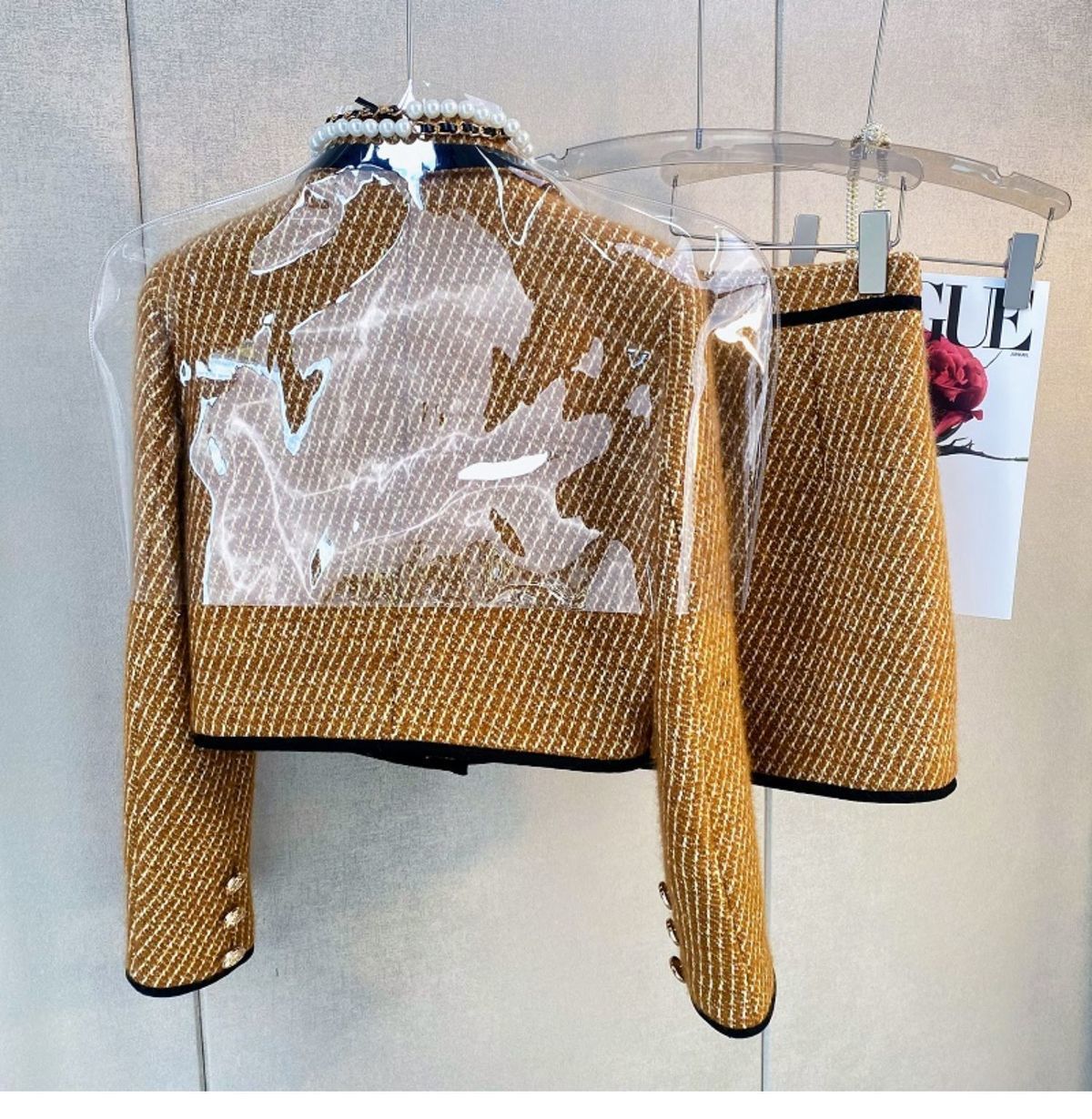 Fashionable New Women's Retro High-end Two-piece Dress 1023121219