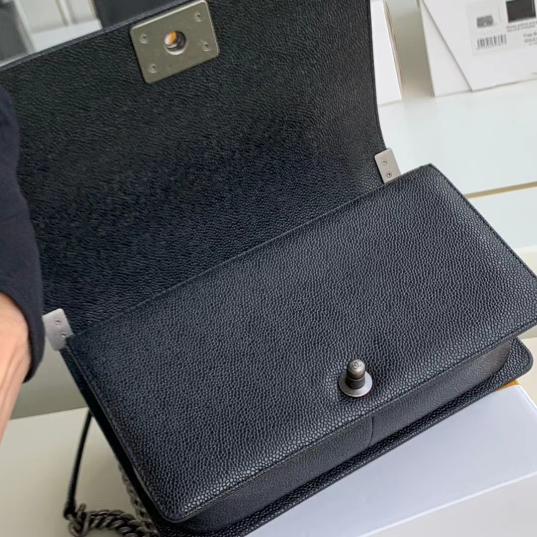 Haas genuine leather Leboy bag 1:1