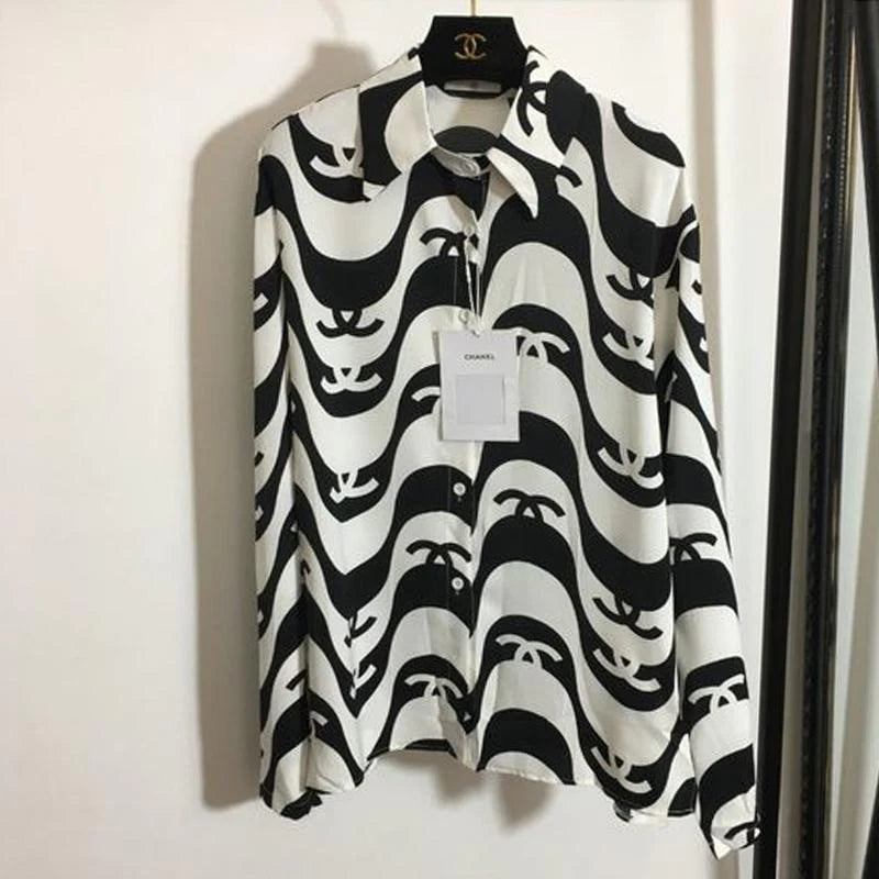 New fashion high quality casual printed shirts 1024022011