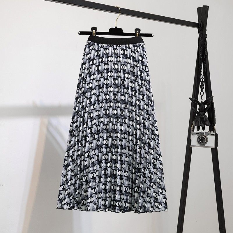 Fashion printed large swing skirt PD10061622