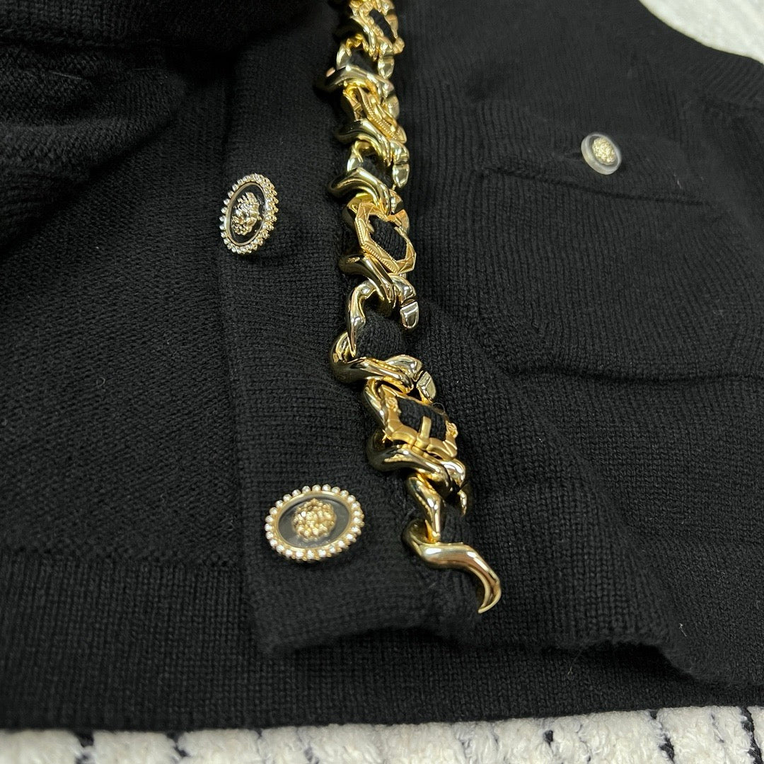 CNL chain knitted vest 0724080604