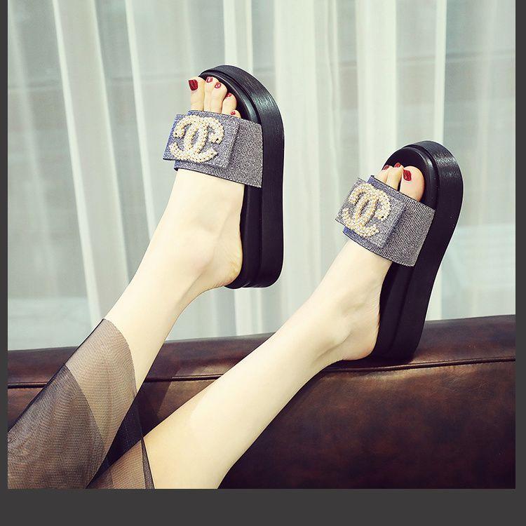 New Thick Bottom Fashion Muffin Sandals And Slippers 1024052112