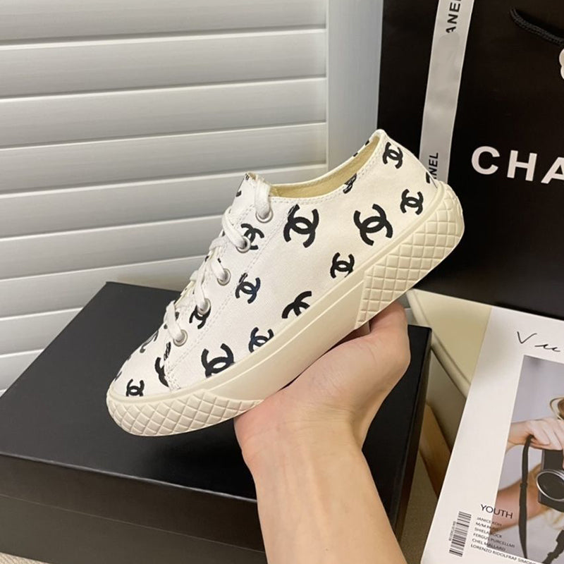 Fashion printed canvas shoes PD10053007