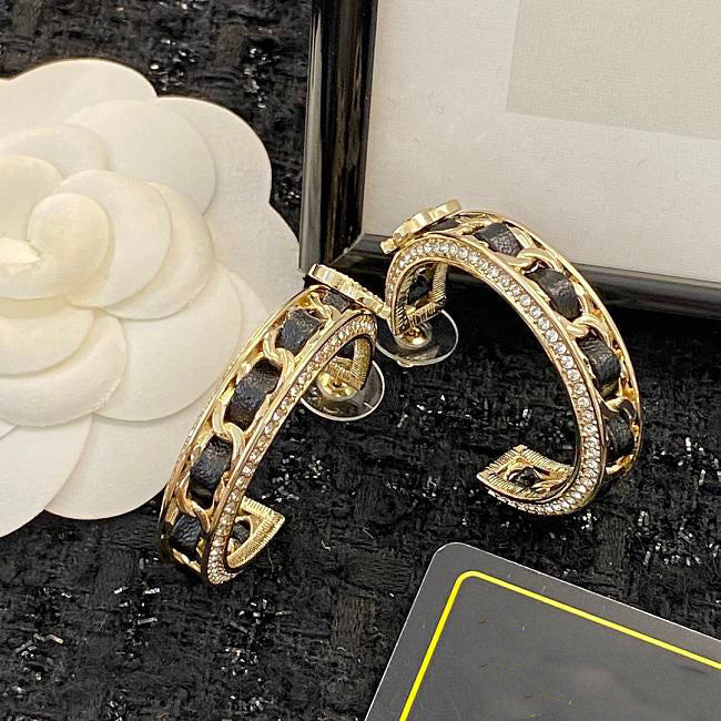 Cha black earrings 1025012227