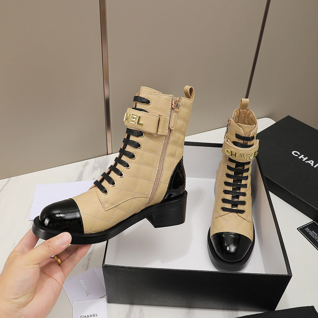 CNL fashion diamond leather short boots Martin boots 0724101706