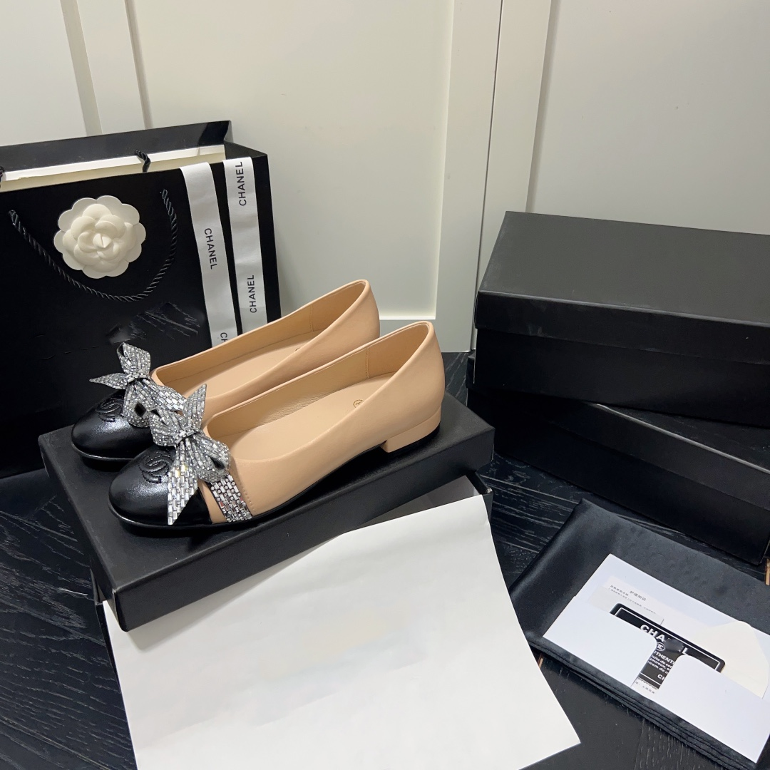 Classic Rhinestone Bow Espadrilles