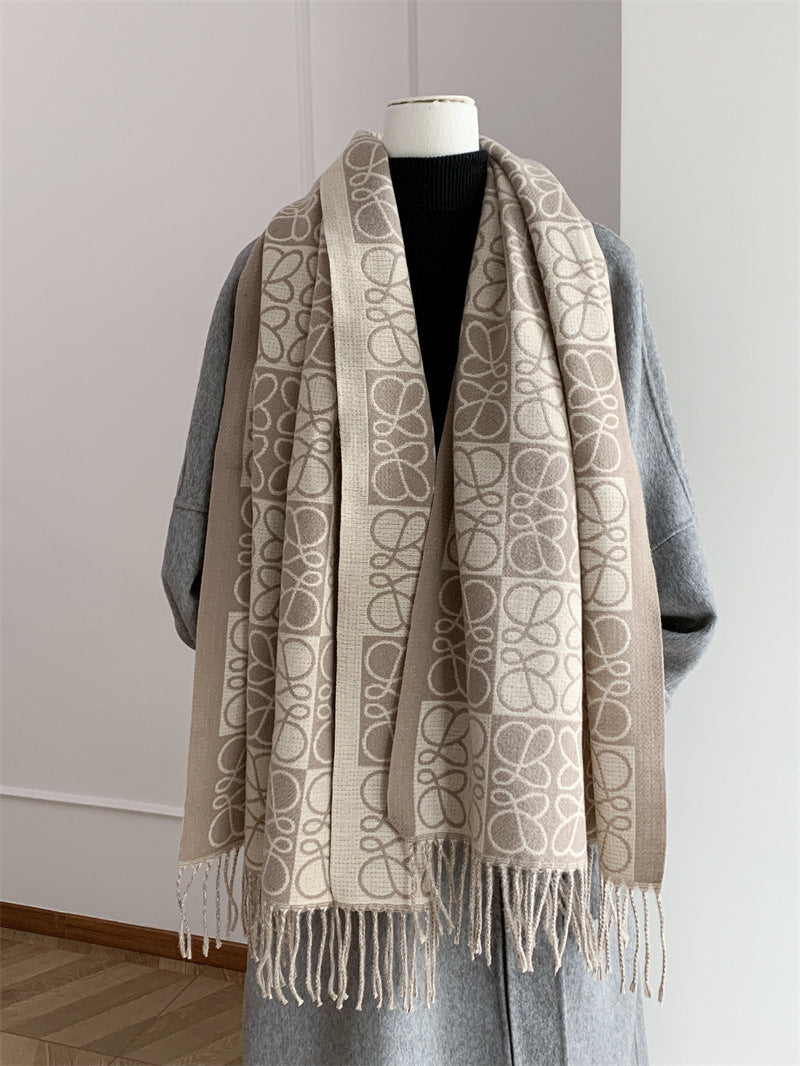 Style shawl warm women's neck scarf 1025090802