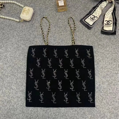 Knitting hot diamond fashion Slim bust suspenders 1025033110