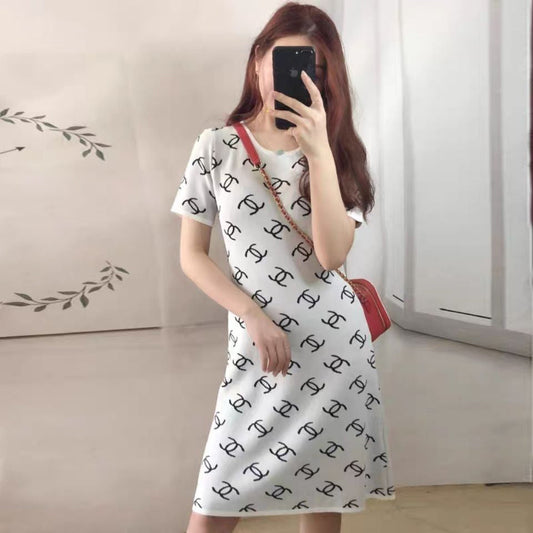 Women's trendy printed dress PD10041029