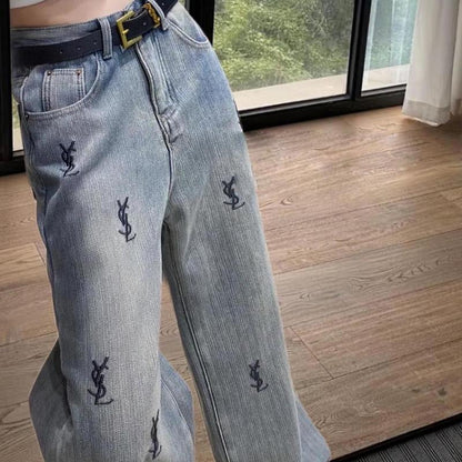 New Fashion Versatile Elastic Jeans 1023122717