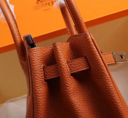 Birkin Handbag With Double Handles