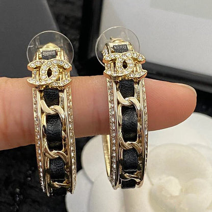Cha black earrings 1025012227
