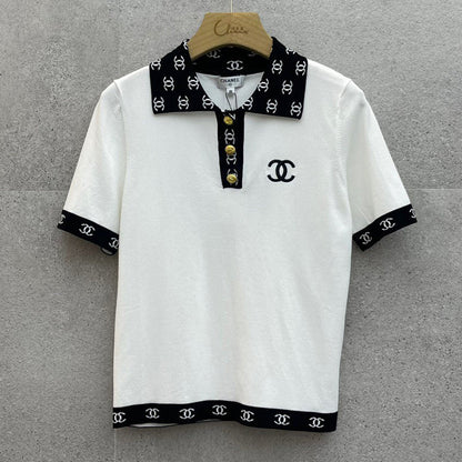 New Fashion Casual Printed Knitted Short Sleeves 1024061310