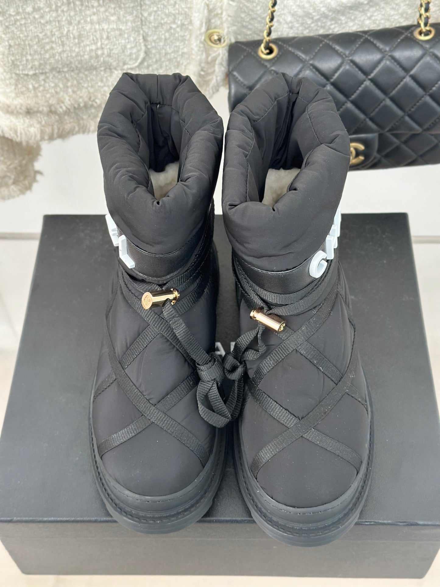 CL Cruise Leather Block Heels High Heel Boots 0423112101