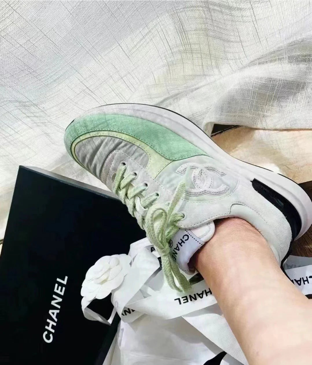 New Fashion Baita Leisure Thick Bottom Mesh Sneaker 1024060507