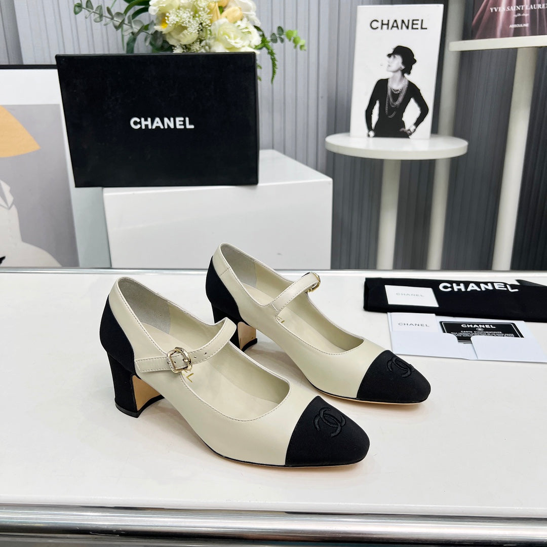 Chane1 top fashion classic color block high heels 0724030816