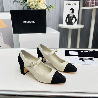Chane1 top fashion classic color block high heels 0724030816