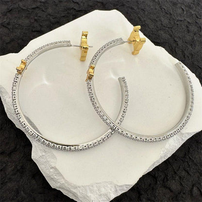 New Full Diamond Inlaid Earrings 1024050902