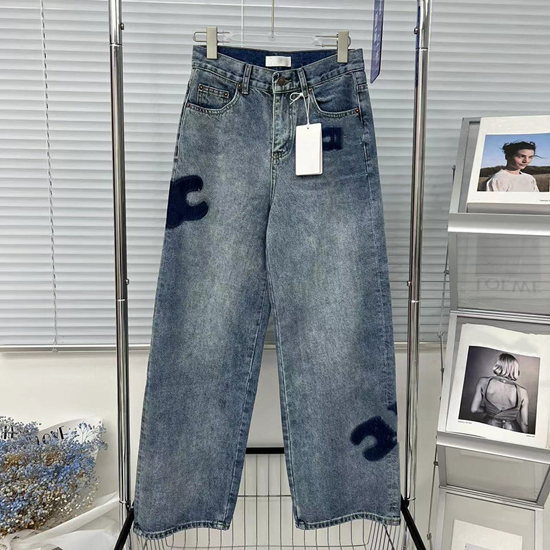 New Versatile Casual Straight Jeans PF1023101223