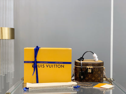 Luxury-VL VANITY Small Handbag Cosmetic Bag PD0423081608