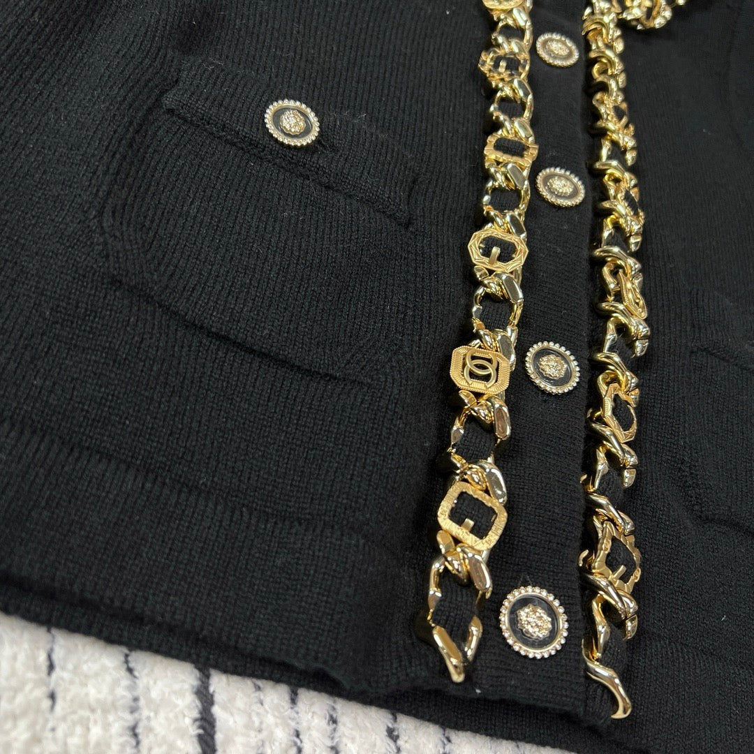 CNL chain knitted vest 0724080604