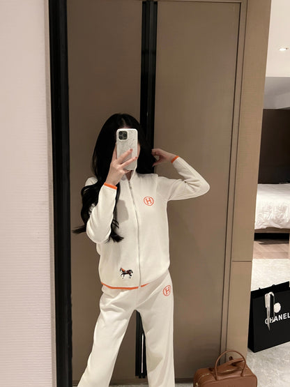 HH Fashion jacquard knit suit 0724101109