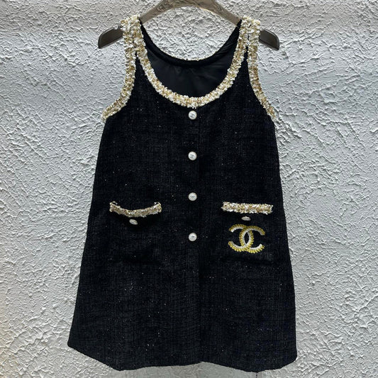 New Fashion Vest Knitted Dress 1025042105