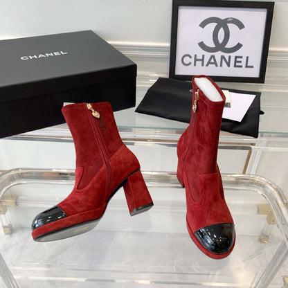 CNL Fashion Cashmere High Heel Boots 0724102316