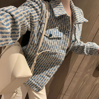 Printed Denim Jacket 1824021904