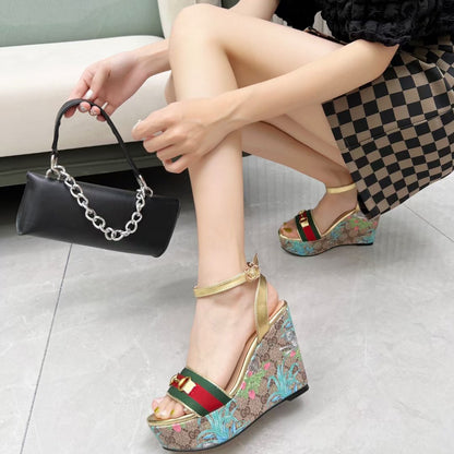 flower and bird Cordyceps series all-match sandals-02