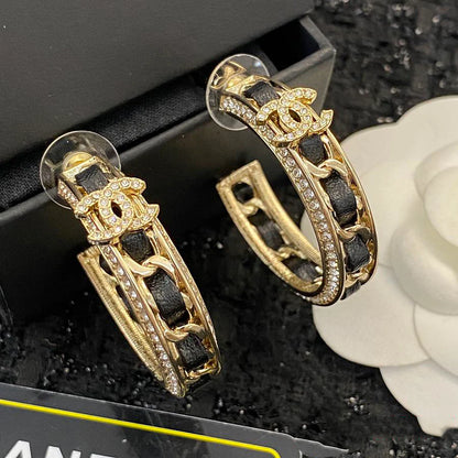 Cha black earrings 1025012227