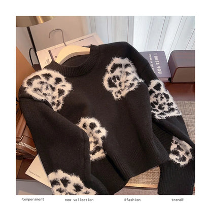 Small Fragrant Style Camellia Women's Autumn And Winter Sweater -PD052023122803