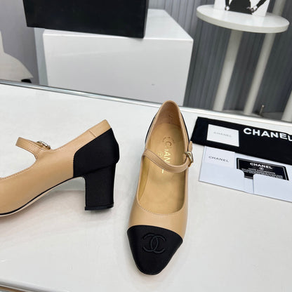 Chane1 top fashion classic color block high heels 0724030816