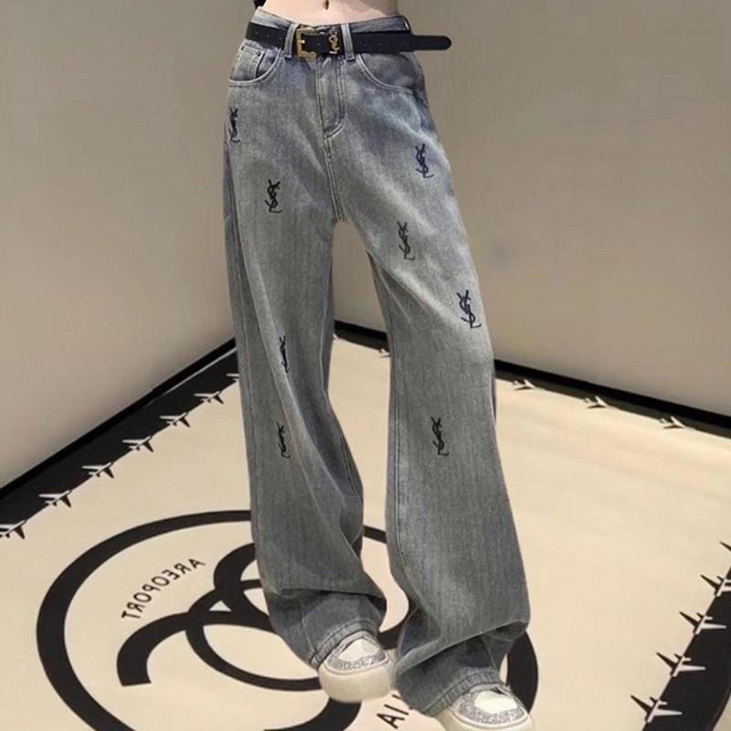 New Fashion Versatile Elastic Jeans 1023122717