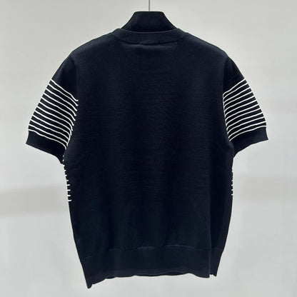 New luxury knitted short sleeves 1024052713