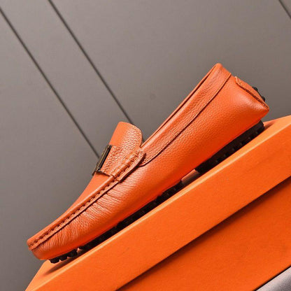 Genuine Leather Casual Comfortable Men's Slip-on ShoesPD05202412401