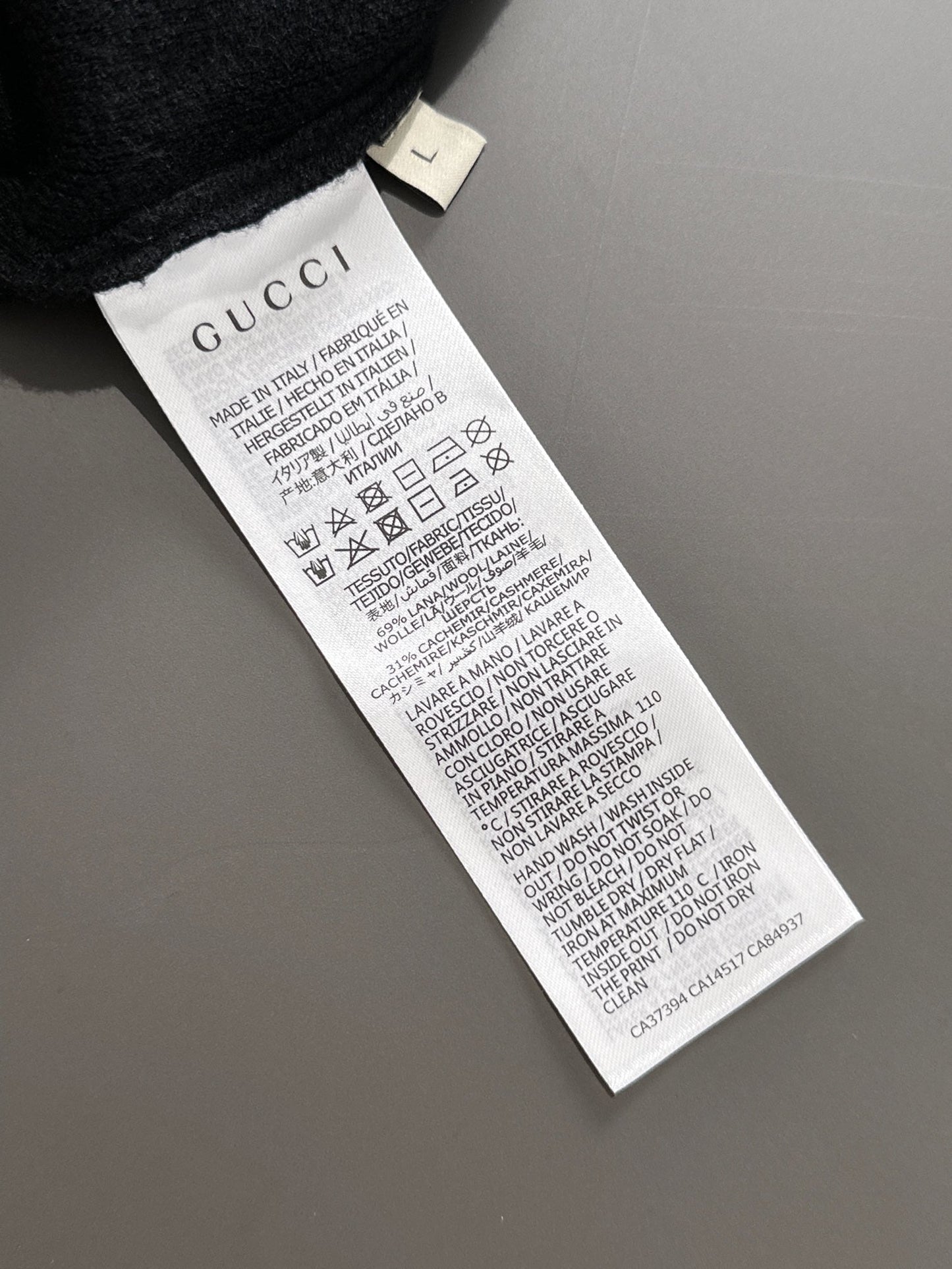 GG Fashion Print Crewneck Sweater 0724121811