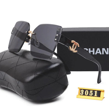 New Large Frame Women's Sunglasses Anti-glare Fashion Sunglasses 1024060307