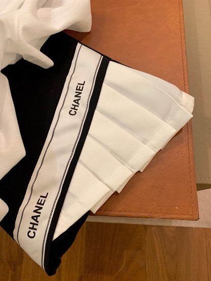 CNL suit letter embroidery contrasting color polo collar short-sleeved T-shirt 0724050903