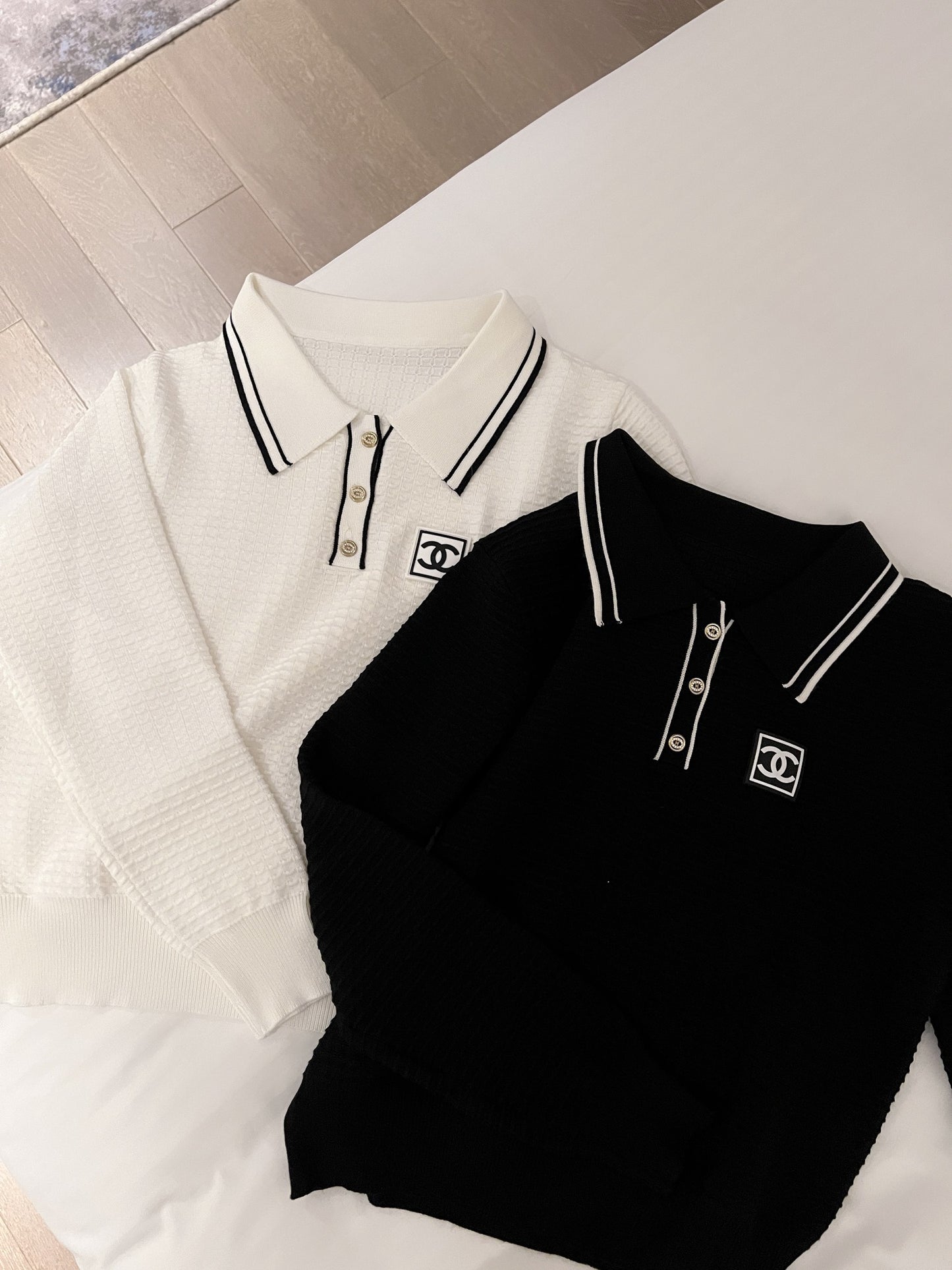 CNL Stand collar knitted long sleeve sweater 0724090303