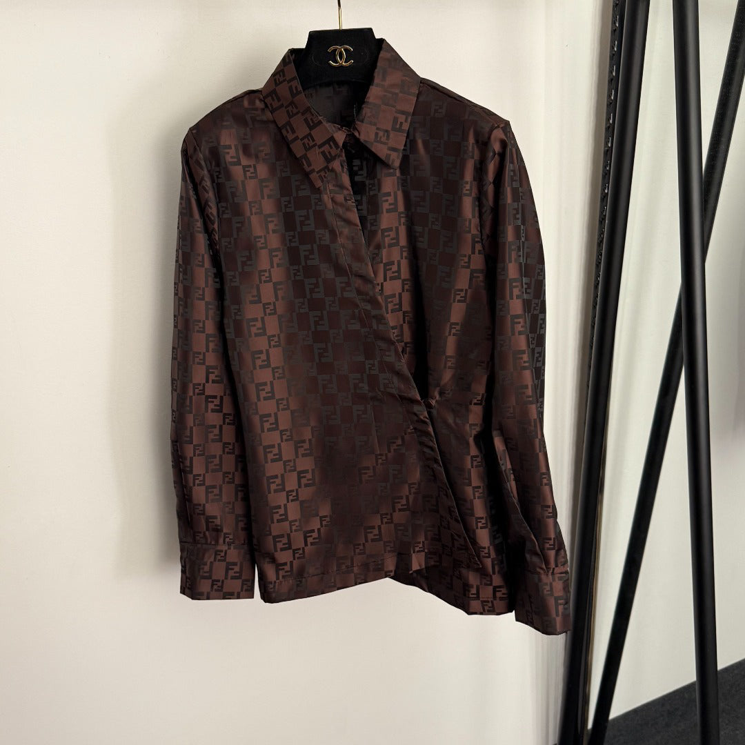 New Vintage Floral Long-Sleeve Shirt 1025092308